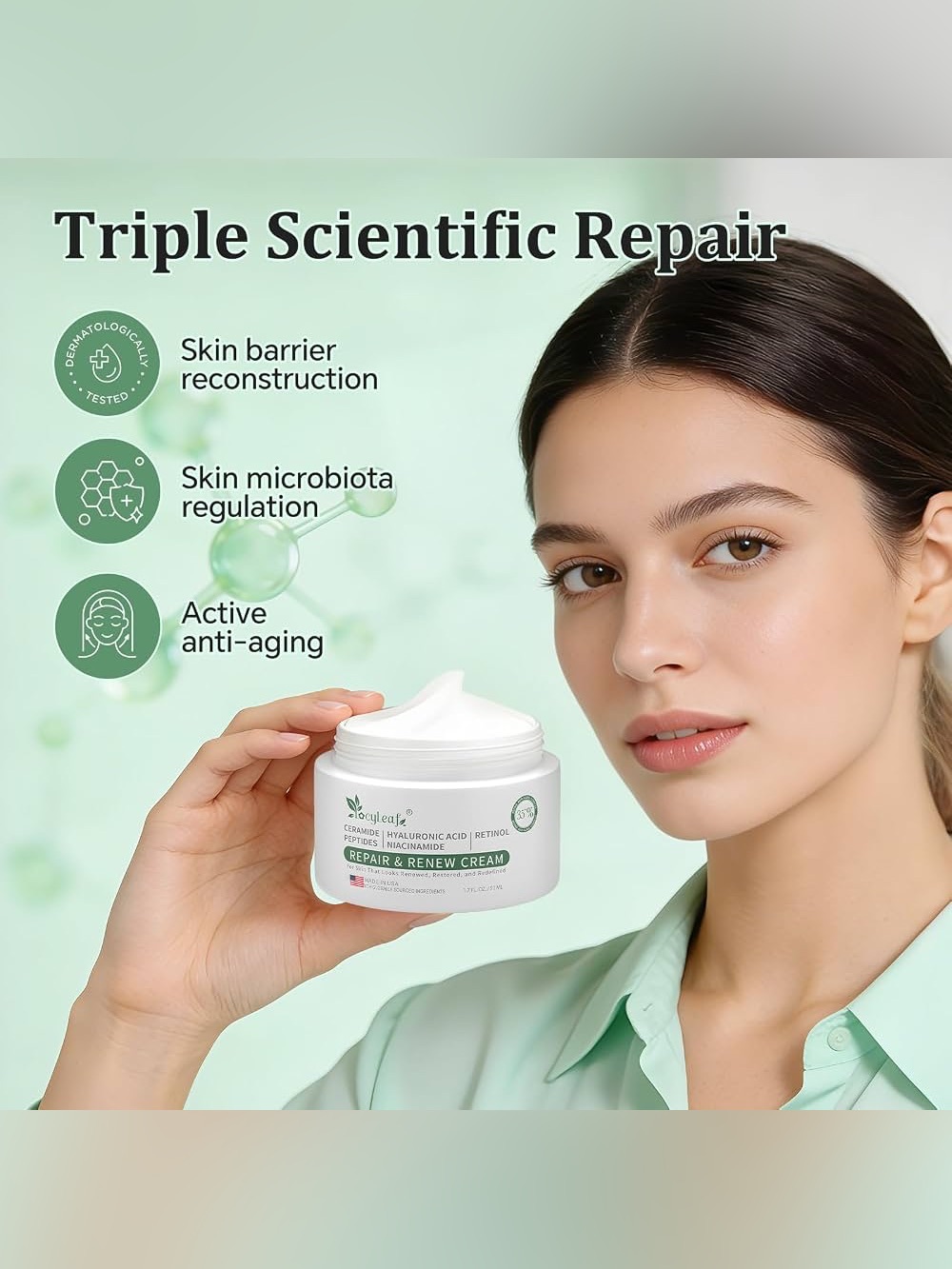 locyLeaf Natural Formula Barrier-Repair Moisturizer for Sensitive Skin - Picture 11 of 12
